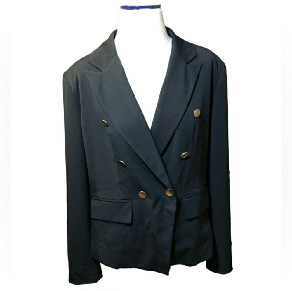 A NEW DAY Black Blazer Size 14NWT!